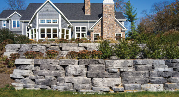 Rosetta Outcropping Wall - Charcoal Color